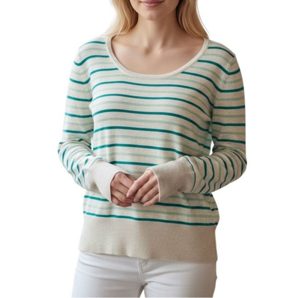 Forever 21 Striped Long Sleeve Sweater | Size Large